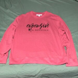 💜 Custom Made Amazon Essentials “Expensive & Difficult” Crewneck Sweater
